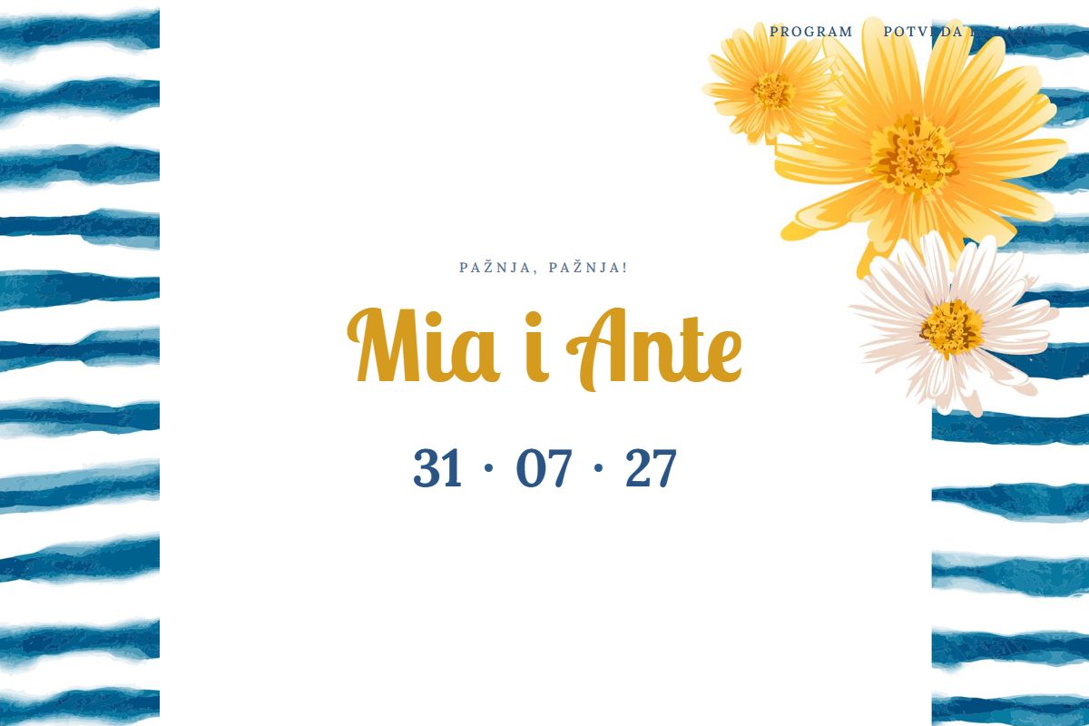 Unconditionally digital wedding invitation - Papilon Design