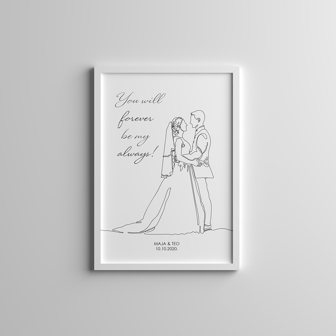 papilon design zagreb vjenčanje personalizirani posteri