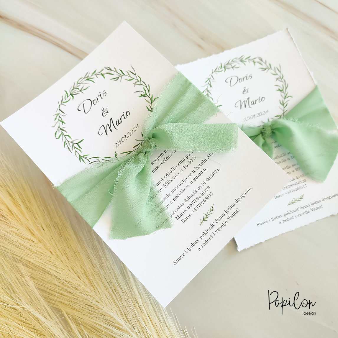 papilon design zagreb pozivnice za vjenčanje paus omot vosak pečat